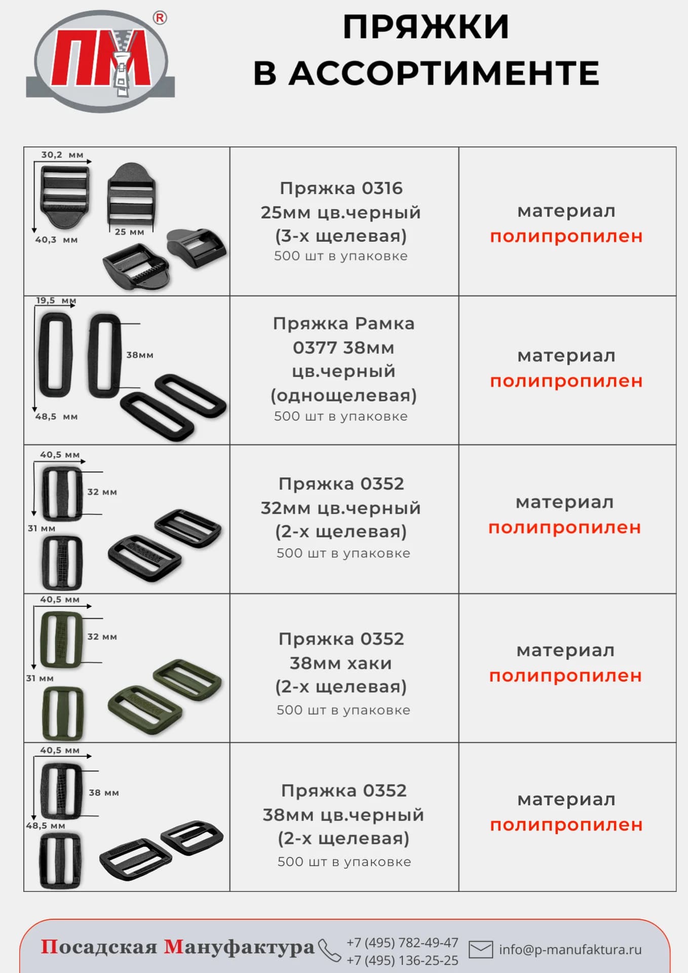 Пряжки